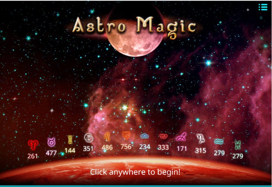 Пробний бонус Astro Magic