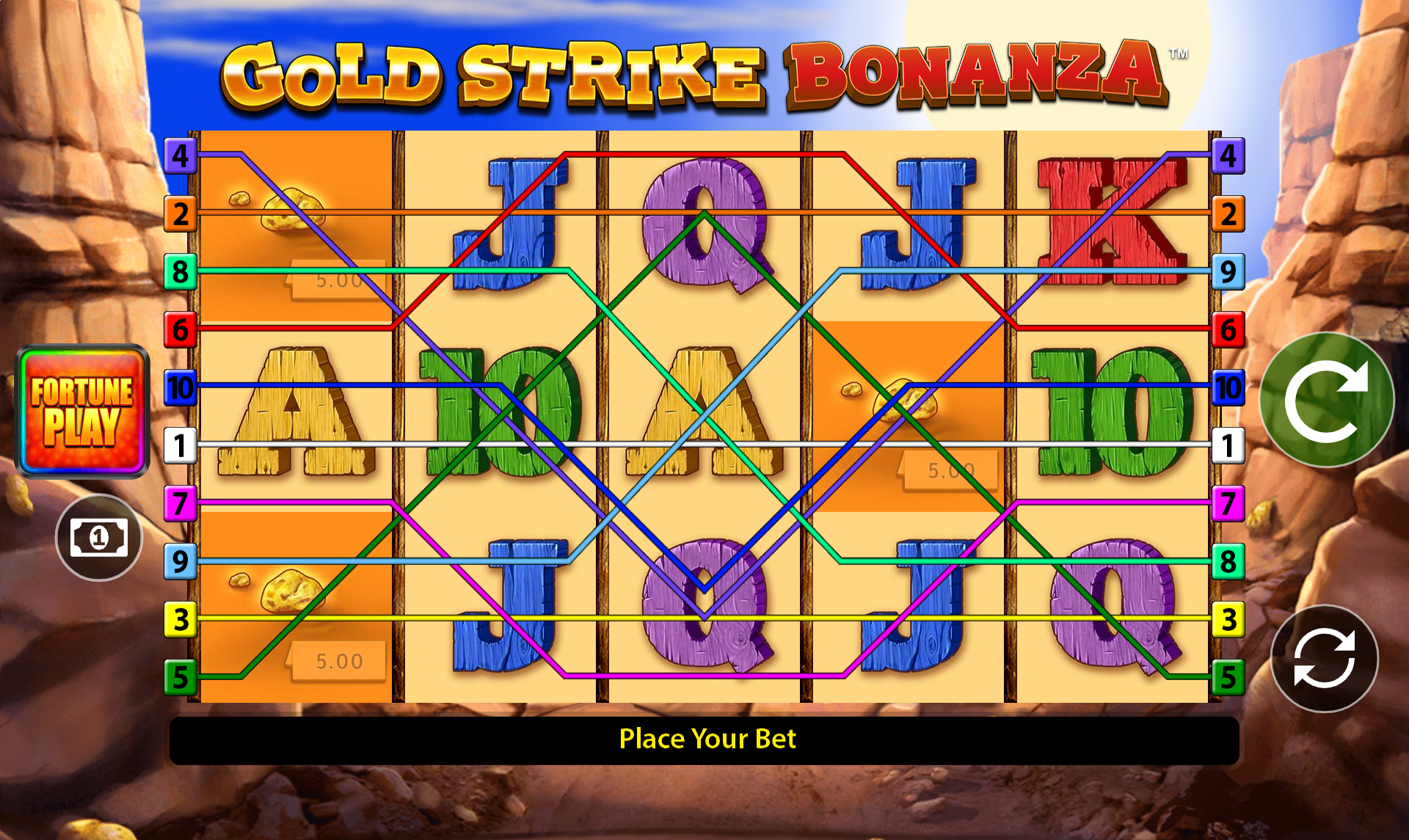 slot-game Gold Strike Bonanza Fortune Play reliable site