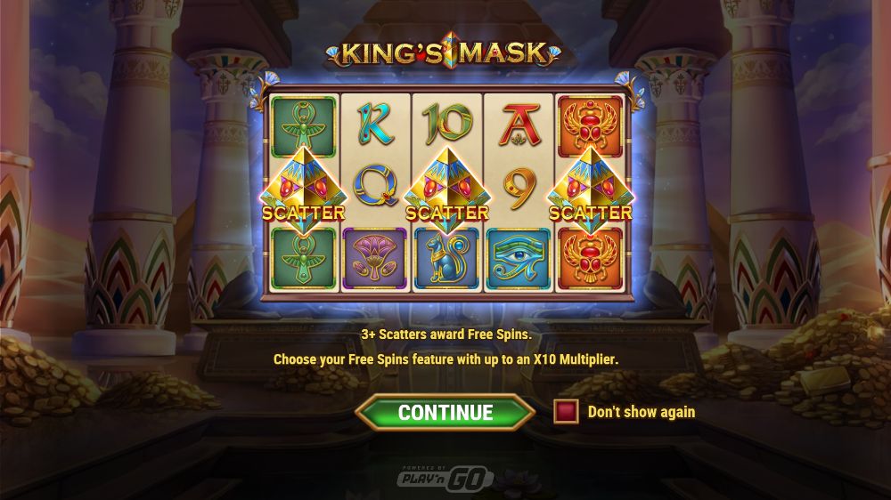 Bono de prueba de Kings Mask