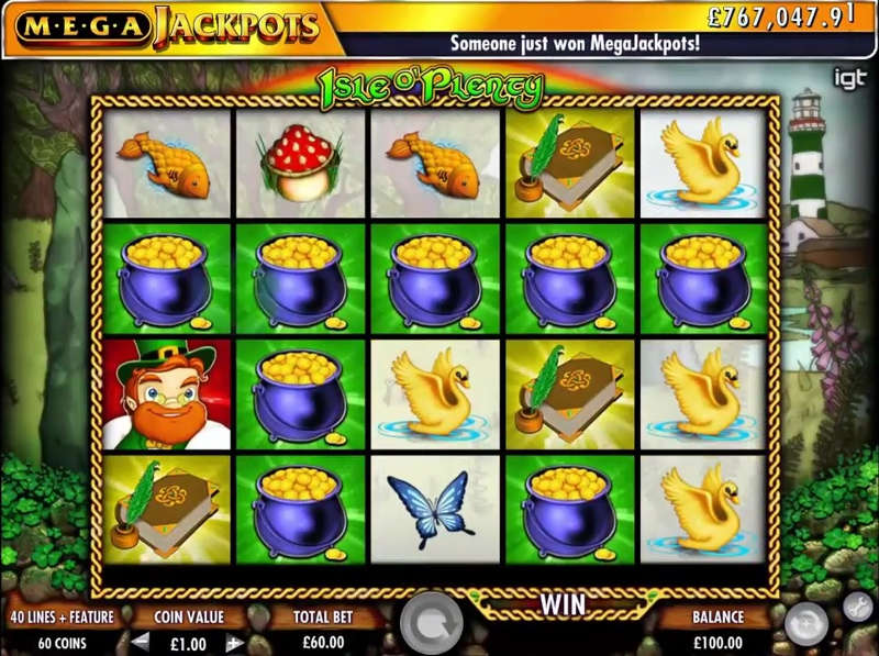 Ігровий автомат Megajackpots Isle O' Plenty