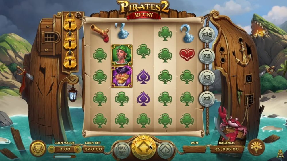 Pirates 2 Mutiny пробный бонус